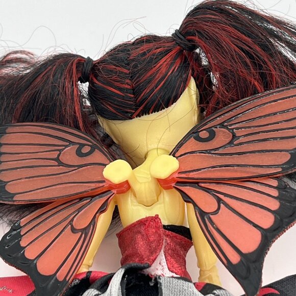 Monster High LUNA MOTHEWS Boo York Doll Wings Skirt Black Bodysuit Incomplete - Picture 10 of 16